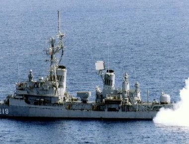Σπάνιο βίντεο: Η βύθιση του παροπλισμένου Α/Τ «Νέαρχος» από το ΠΝ με MBDA MM-40 Block 2 Exocet